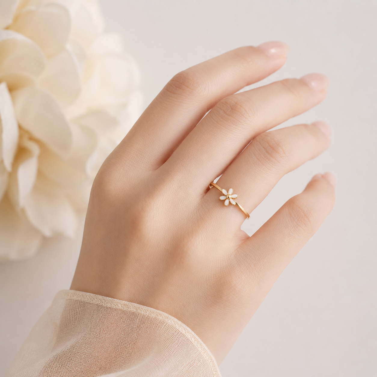 Daisy Flower Ring